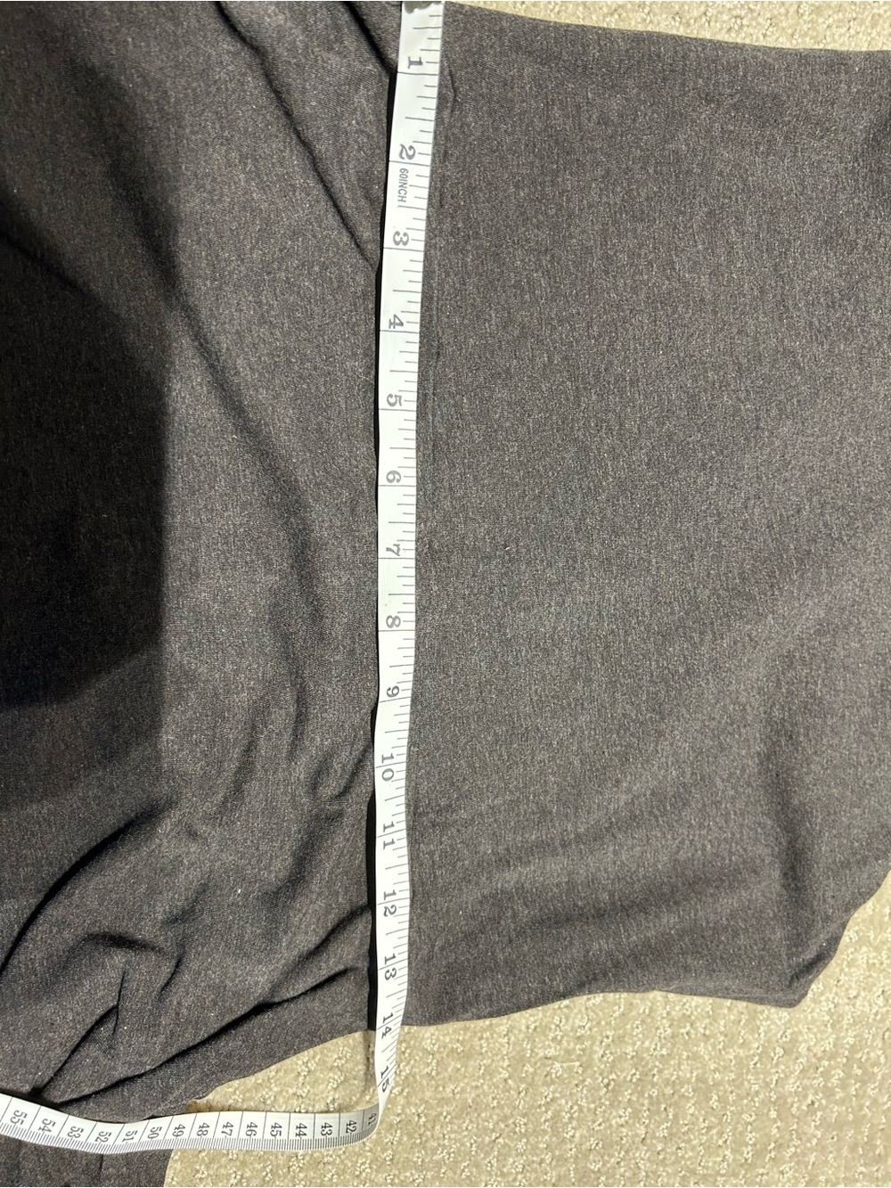 Pact Organic Cotton Sleeveless Dark Charcoal Knit A-line Midi Dress w/ Pockets - Picture 8 of 10